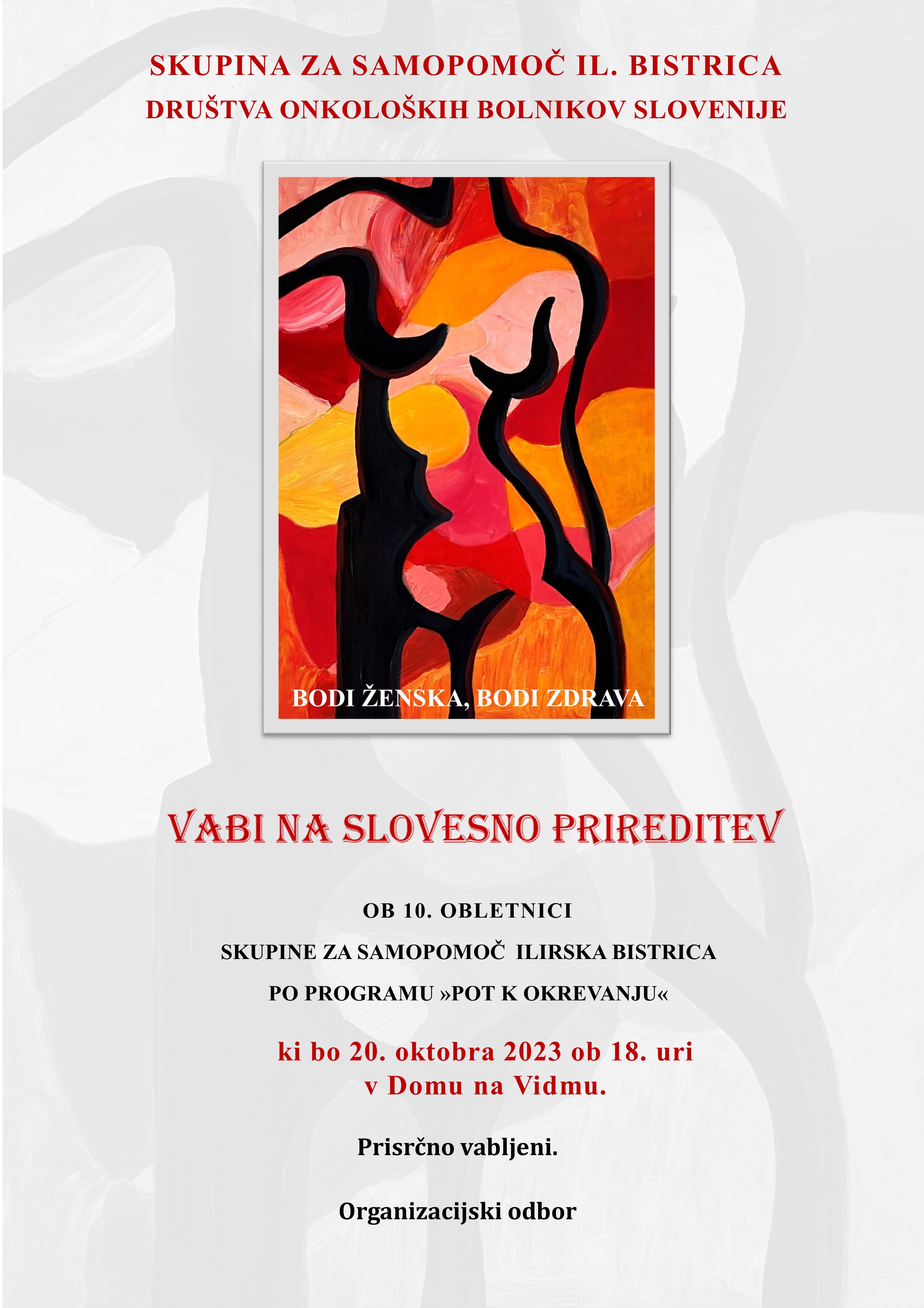 Vabilo ob 10. obletnici